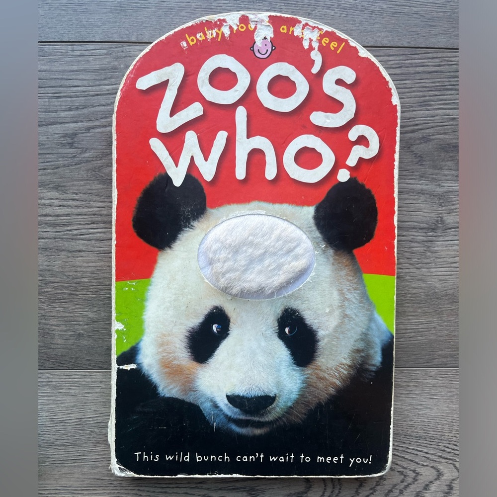 5 for $10 - touch and feel zoo book